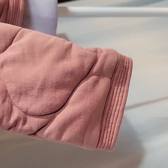 Dusty Pink Cozy Quilted Jacket - Picture 4 of 10